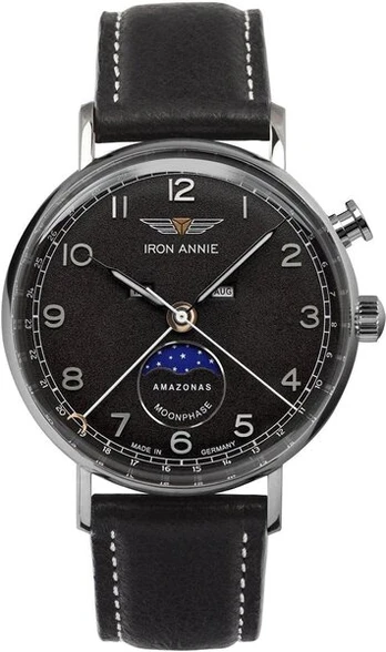 Iron Annie Amazonas Impression Quartz 5976-2, juodas, klasikinis