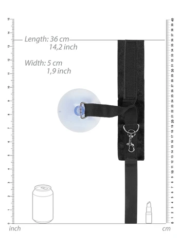 Ouch By Shots Adjustable Suction Cup Handcuffs