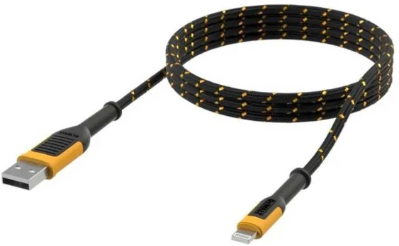 DeWalt Kabelis USB-A/Lightning 1,8m Kevlar forstærket