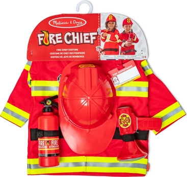Melissa & Doug role play Fire Chief Costume Set