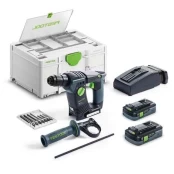 Akumuliatorinis perforatorius Festool BHC 18 HPC 4,0 I-Plus, 18 V, 2 x 4,0 Ah, (577602) kaina