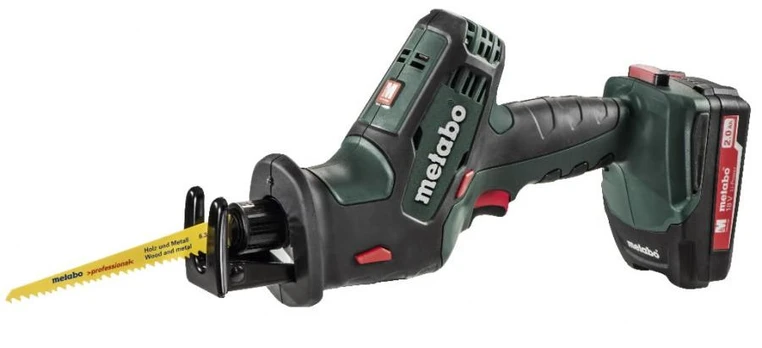 Akumuliatorinis tiesinis pjūklas SSE 18 LTX 2,0 Ah, Metabo