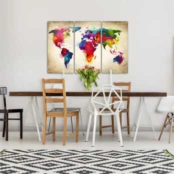 Artgeist Paveikslas - Rainbow Continents