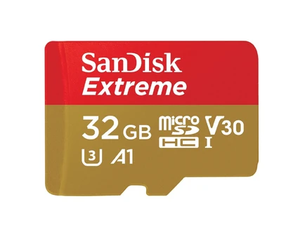 SanDisk Extreme 32 GB MicroSDHC UHS-I Klasės 10