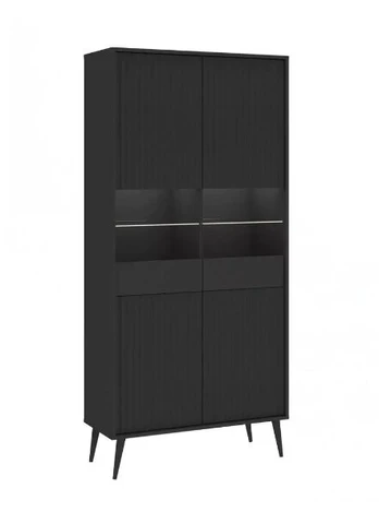 Vitrina Intermeble Barcelona 2D, juoda