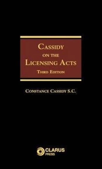 Cassidy on the Licensing Acts