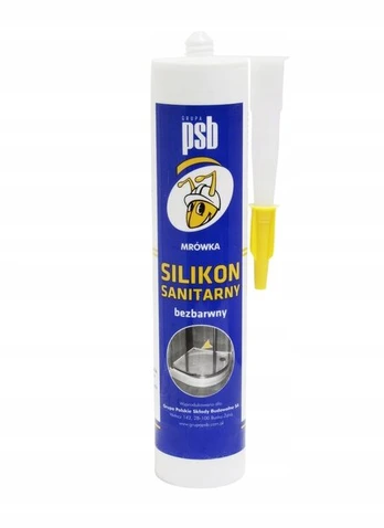 Sanitarinis silikonas bespalvis 300 ml PSB