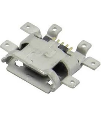 Lizdas Micro USB B tipo SMD įleidžiamas į plokštę, Molex