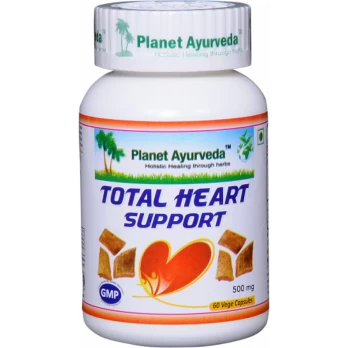 Maisto papildas Total Hearth Support, Planet Ayurveda, 60 kapsulių