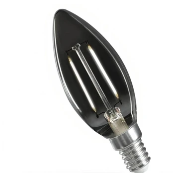 2.5W E14 juoda LED lemputė