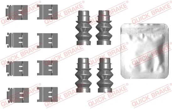 QUICK BRAKE QB109-0124 Brake pad fitting kit