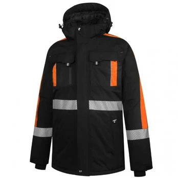 Žieminė striukė Nova, juoda/orange 2XL, Pesso