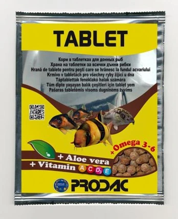 PRODAC TABLET tabletės dugninėms žuvims 12g (24)