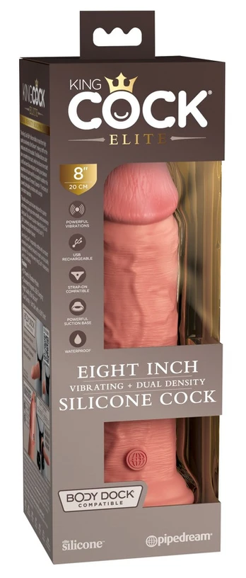 King Cock Nr.8 Vibrating Dual Density