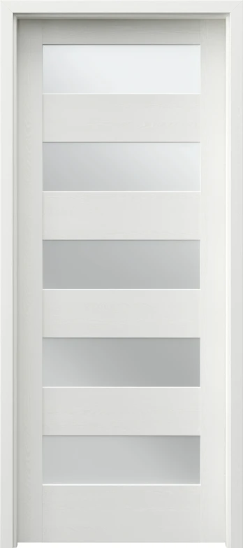 Durys rėminė Porta Trim Lite B5, universalios, balta, 203 x 84.4 x 4 cm