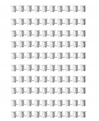 Ikea Variera Dangtelis, balta, 100 vnt.