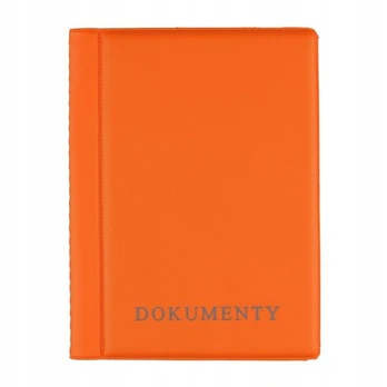 Dėklas dokumentams mini, kortelėms, oranžinis