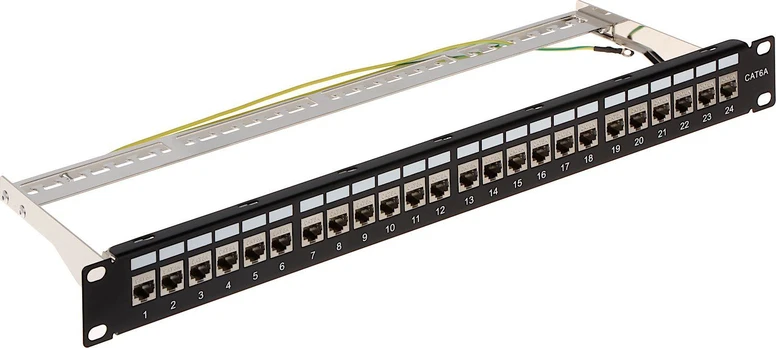 „Delta Patch“ skydelis 24x RJ-45 (PP-24 / RJ-FX / 6AC2)