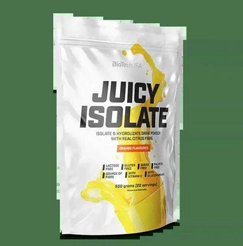 Biotech Juicy Isolate 500g. (Oranžinis skonis)