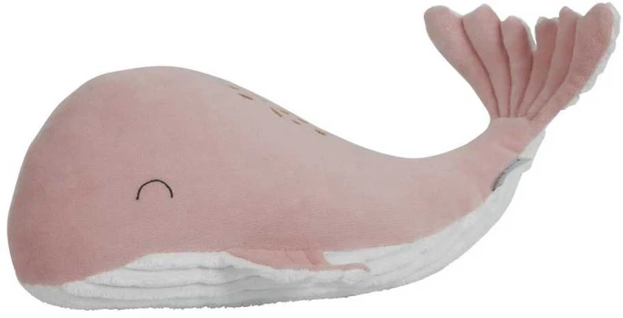 Little Dutch Didelis pliušinis žaislas banginis ´Ocean Rožinė´ 35cm