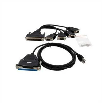 Kabelis USB Exsys USB-A - RS-232 1.8 m Juodas