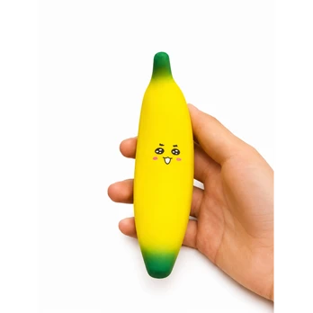 Squishy laimingas bananas– minkštas antistresinis žaislas