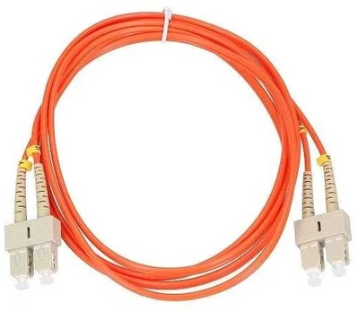Extralink SC/UPC-SC/UPC | Patchcord | Kelių režimų, dvipusis, 50/125, 3mm, 1m
