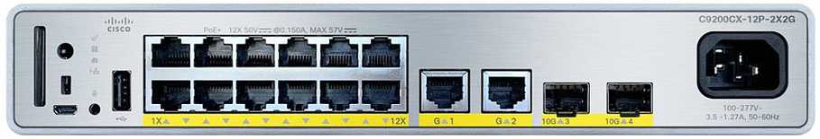 Šakotuvas Jungiklis Cisco CATALYST 9000 COMPACT SWITCH