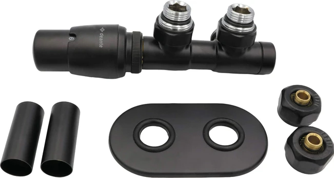 Thermostatic valve for bathroom radiator - left