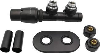 Thermostatic valve for bathroom radiator - left kaina