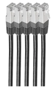 Shiverpeaks Patchkabel cat6 S/FTP LSZH VE5 juodas 0,5m