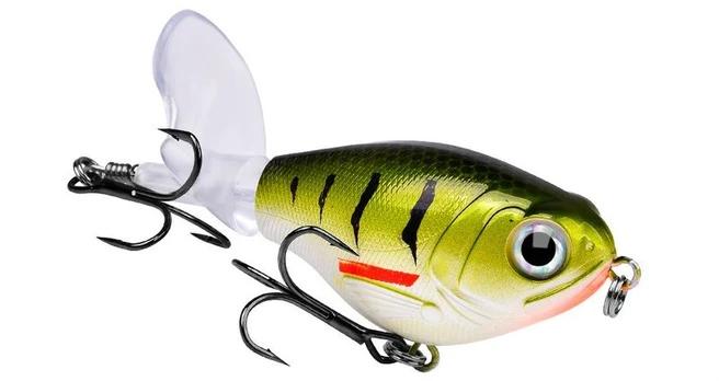 Proberos plūduriuojančio sraigto tipo besisukantis masalas Whopper Plopper