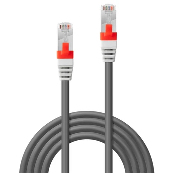 LINDY Patchkabel Cat6(A) SSTP / S/FTP PIMF grau 15m 10Gbit