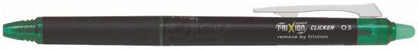 Pilot Pen Pilot frixion clicker syn tip g/pen grn