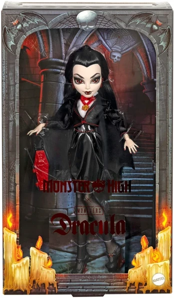 Kolekcinė lėlė „Monster High Skullector Drakula“, JKM50