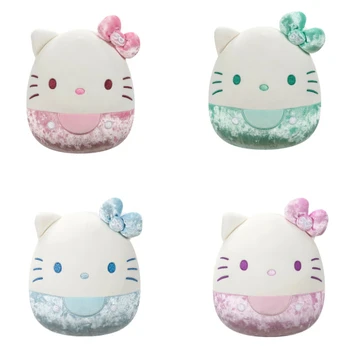 SQUISHMALLOWS HELLO KITTY W21 Pliušinis žaislas "Velvet", 20 cm