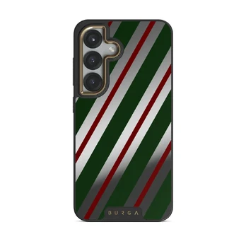 North Pole - Samsung Galaxy S25 Case, Elite Mirror Dark (Magnetic) / Gold