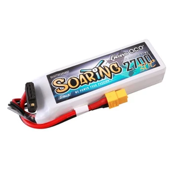Gens Ace G-Tech Soaring LiPo akumuliatorius, 2700 mAh, 11,1 V, 3S1P, 30C