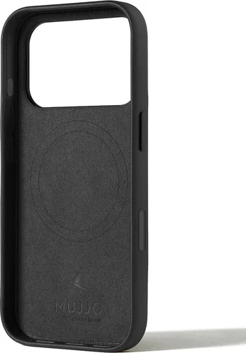 Mujjo Leather Case for iPhone 17 Pro- Black