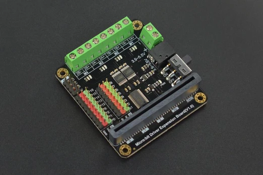 DFRobot - 5.5 V / 1.5A variklių valdymo modulis skirtas Micro:bit