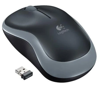 „Logitech“ belaidė pelė M185 Swift pilka