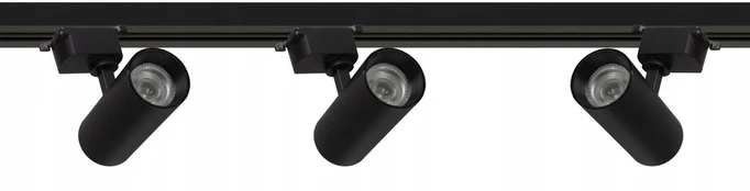 Led šviestuvų sistema 3x reflektorius 20w, bėgelis 1m
