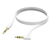 Hama Aux Cable, 3,5 mm - 3,5 mm, 90° angled plug, 1 m, white - Laidas kaina