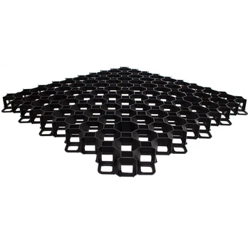 Sodo grotelės Bradas MULTI GRID, 40mm / 600x600mm, juodos