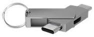 USB adapteris TerraTec USB-C - mikroUSB sidabro (272986)