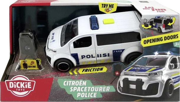 Simba Dickie Group Dickie Toys Citroën Space Tourer poliisiauto ja tutka
