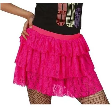 Fiesta Hot pink 80er skørt