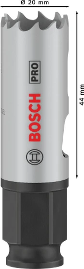 Bosch 20 mm ręž.karūna PRO PC Plus Multi Material