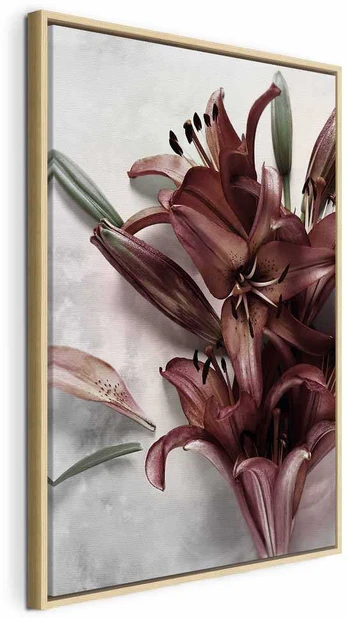 Artgeist Paveikslas - Floral Form (1 Part) Vertical