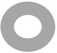 Grohe roset Ø70x2mm - blank/børstet Forkromet